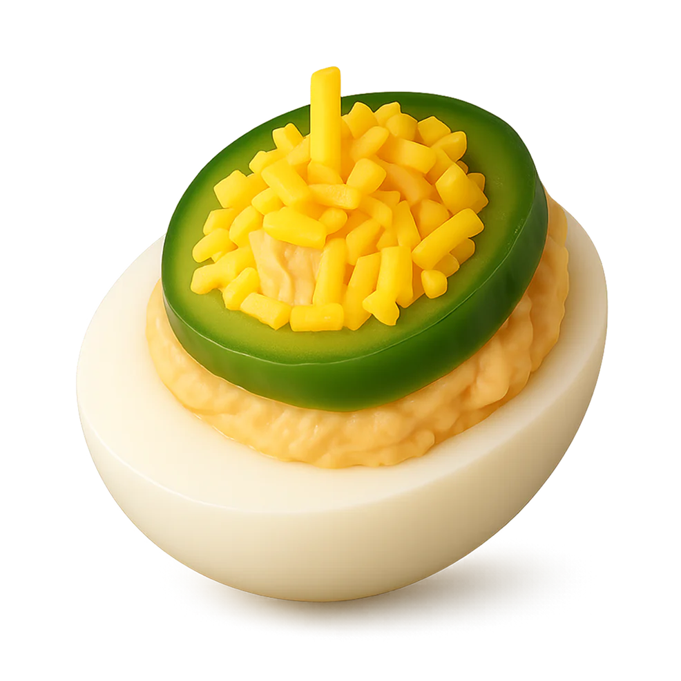 South of the Border Deviled Eggs